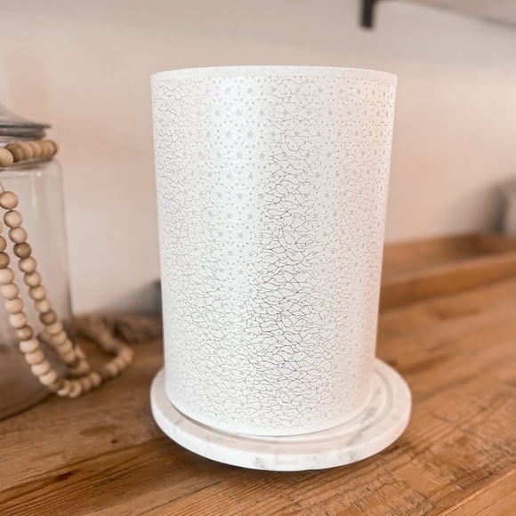 Aspen creative ivory little star drum cylinder lamp shade - Picture 1 of 5